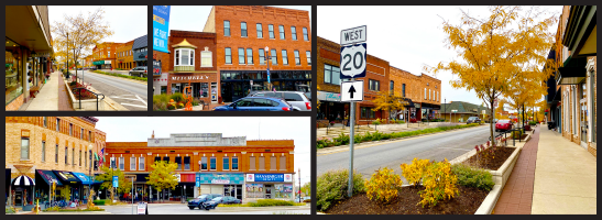downtown collage